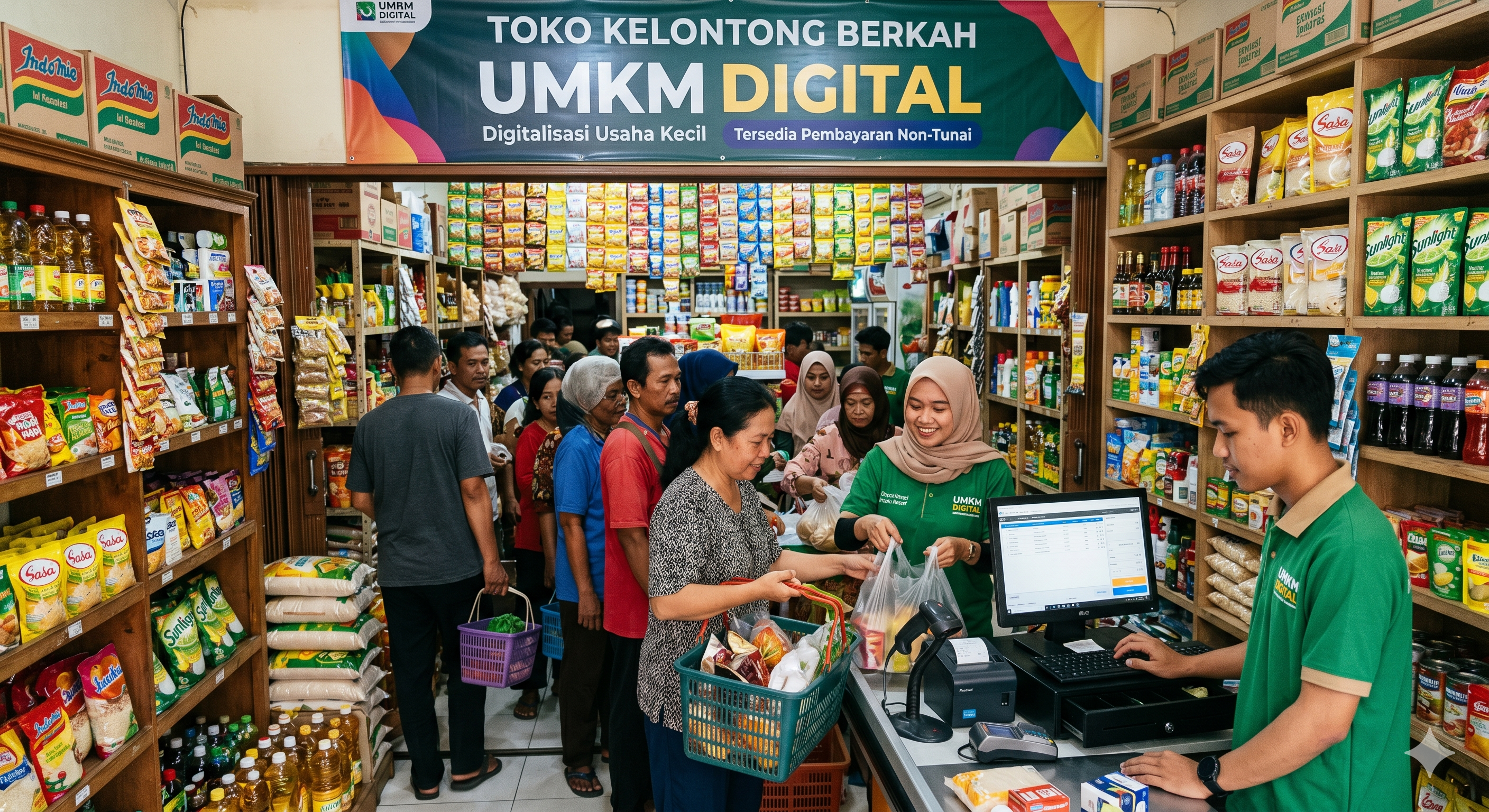 Ilustrasi pembuatan website bisnis untuk UMKM